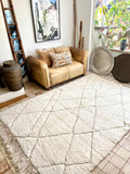 Moroccan BENI OUARAIN rug BO202 - 250 x 173 cm/ 8.2 x 5.6 FT