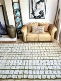 Moroccan BENI OUARAIN rug BO203 - 255 x 154 cm/ 8.3 x 5 FT