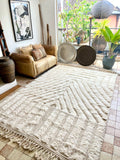 Moroccan BENI OUARAIN rug BO198 - 290 x 200 cm/ 9.5 x 6.5 FT